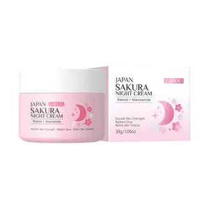 Laikou Sakura Night Cream with Retinol & Niacinamide 30g